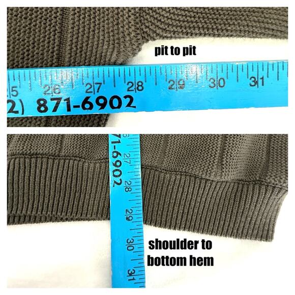 IZOD Sweater Men's XL Cotton Wide Knit Preppy Classic Ivy League Collegiate Fall - Picture 5 of 5